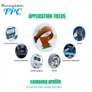 Ruiyien PCB, modul kamery fpc FPC Polyimide Film Electronic Application FPC Flat Cable flexibilní tištěný obvod